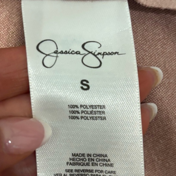 Jessica Simpson Tasmania Pink Fringe Floor Length Western Vest NWOT Sz Sm - Picture 7 of 9